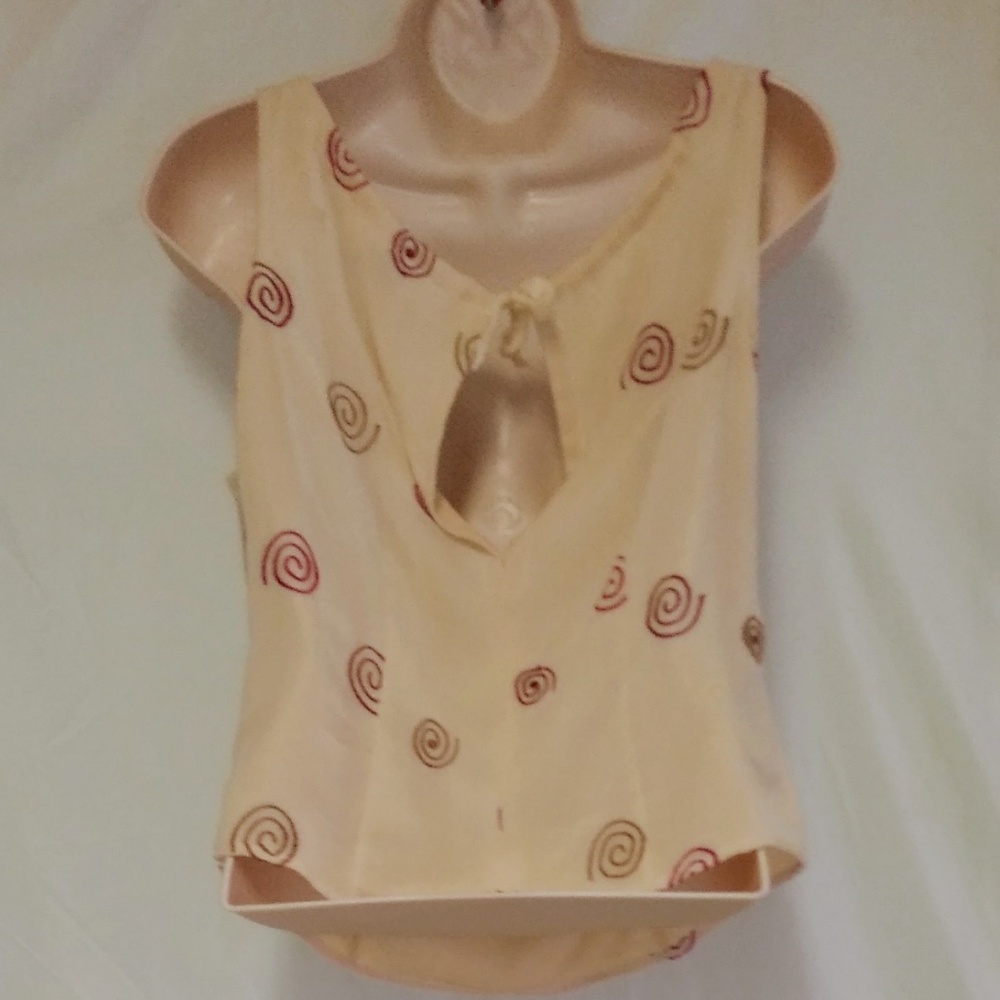 NWT TOCCA Silk Blouse Size 4 High Neck Top - Picture 2 of 6